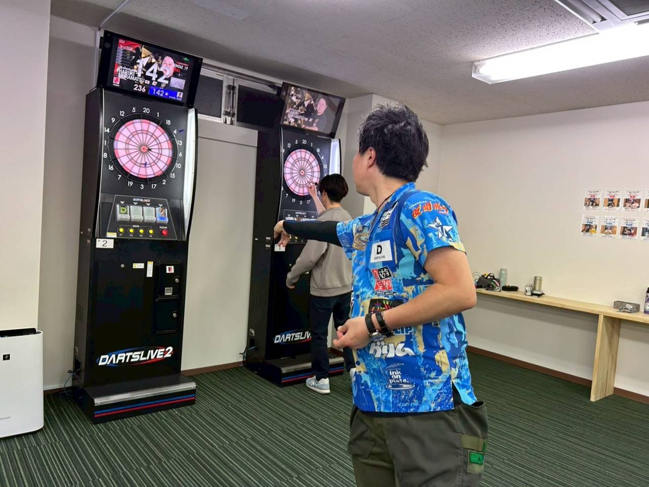 村松治樹プロ対戦会の様子